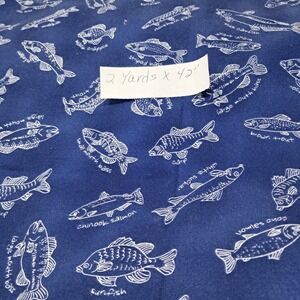 Fish Fabric, 2 Yards x 42",‎ Fishing, Bass, Trout, Crappie, Salmon, Carp